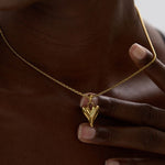 Load image into Gallery viewer, Amarisse Textured Heart Necklace
