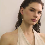 Load image into Gallery viewer, Geometric Tassel Earrings
