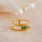 Load image into Gallery viewer, Velina Green Glow Ring
