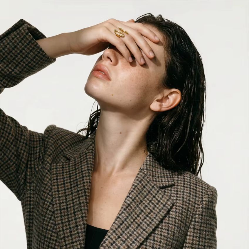 Hollow Geometry Ring