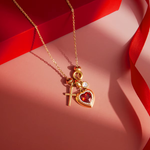 Load image into Gallery viewer, Red Heart Radiance Necklace