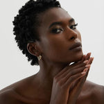 Load image into Gallery viewer, Solvène Twisted Hoop Earrings
