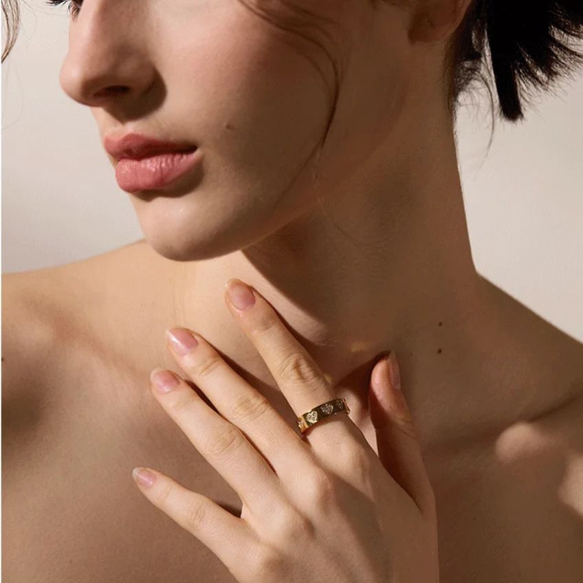 Coralia Heart Sparkle Ring