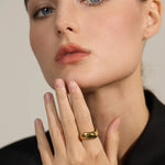 Load image into Gallery viewer, Nuvell Smooth Geometry Ring
