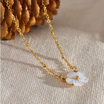 Load image into Gallery viewer, Colar Flora Madre – Flor de Concha Natural
