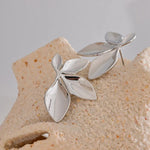 Load image into Gallery viewer, Elanora Leaf Bloom Studs
