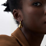 Load image into Gallery viewer, Orelia Sphere Hoop Earrings
