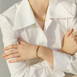 Load image into Gallery viewer, Bracelet Doré Souveraine
