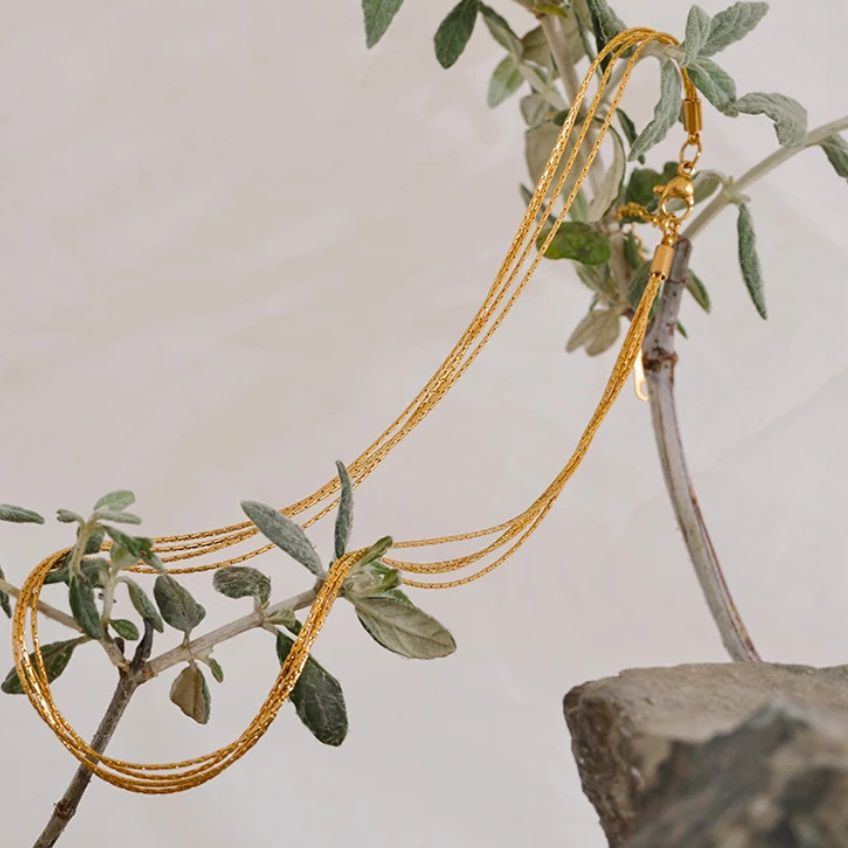 Oria Layered Choker Necklace