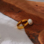 Load image into Gallery viewer, Virelle Pearl Statement Ring
