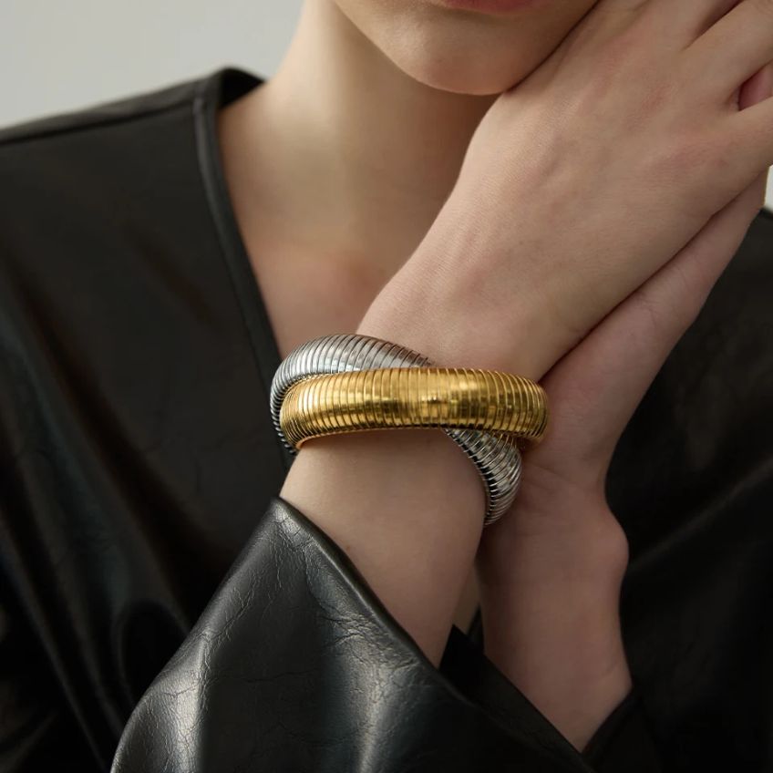Bracelet Élastique Doré