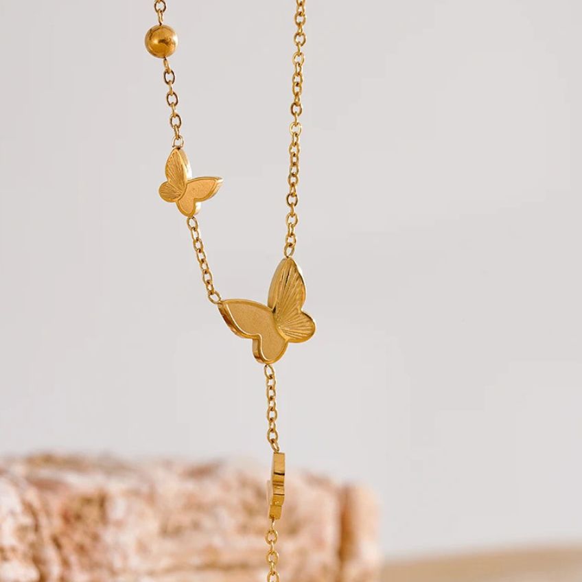 Collier Papillon d’Or