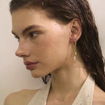 Load image into Gallery viewer, Geometric Tassel Earrings
