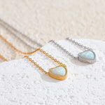 Load image into Gallery viewer, Opaline Heart Glow Necklace
