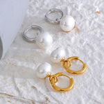Load image into Gallery viewer, Earrings Éclat Pearl Drop
