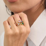 Load image into Gallery viewer, Amelisse Heart Open Ring
