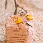 Load image into Gallery viewer, Asymmetrical Heart Lock Earrings
