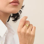 Load image into Gallery viewer, Florette Adjustable Flower Ring
