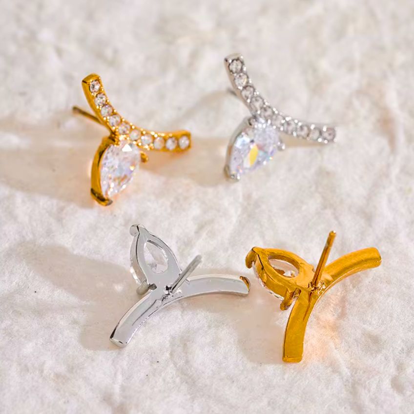 Shimmer Drop Studs