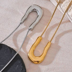 Load image into Gallery viewer, Neriah U-Shape Statement Necklace

