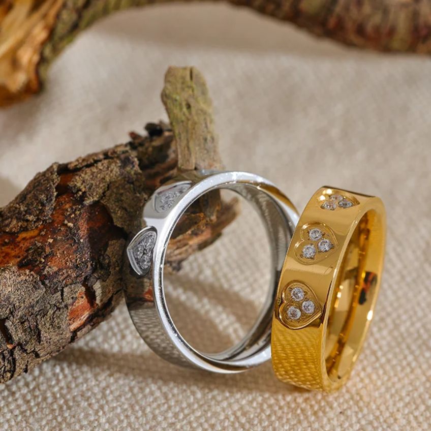 Coralia Heart Sparkle Ring