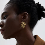 Load image into Gallery viewer, Ardena Geo Statement Studs
